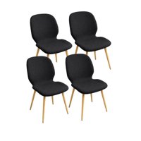 Habita2 Chile - Pack 4 Sillas Tapiz Lino Gabriely - Negro