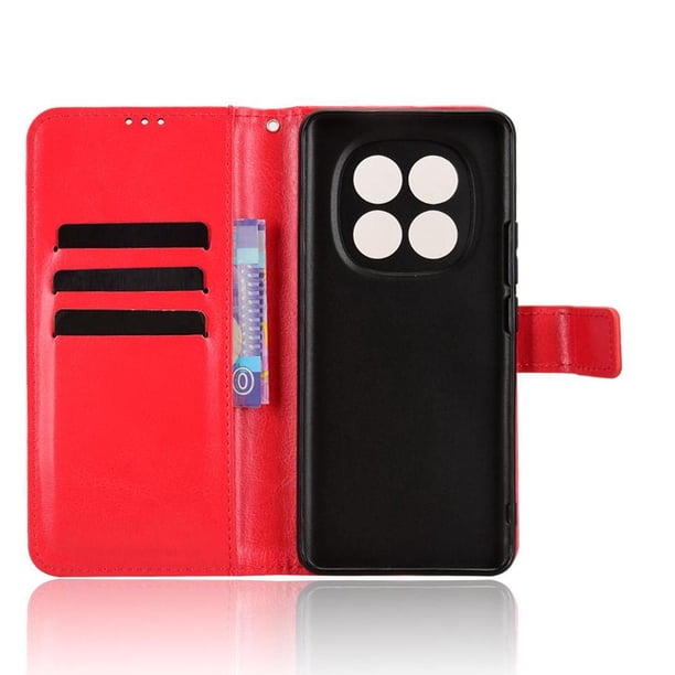 Funda tipo libro para Xiaomi Redmi Note 15 5G , cartera todo‑en‑uno, funda multifuncional con tarjetero y correa de muñeca desmontable