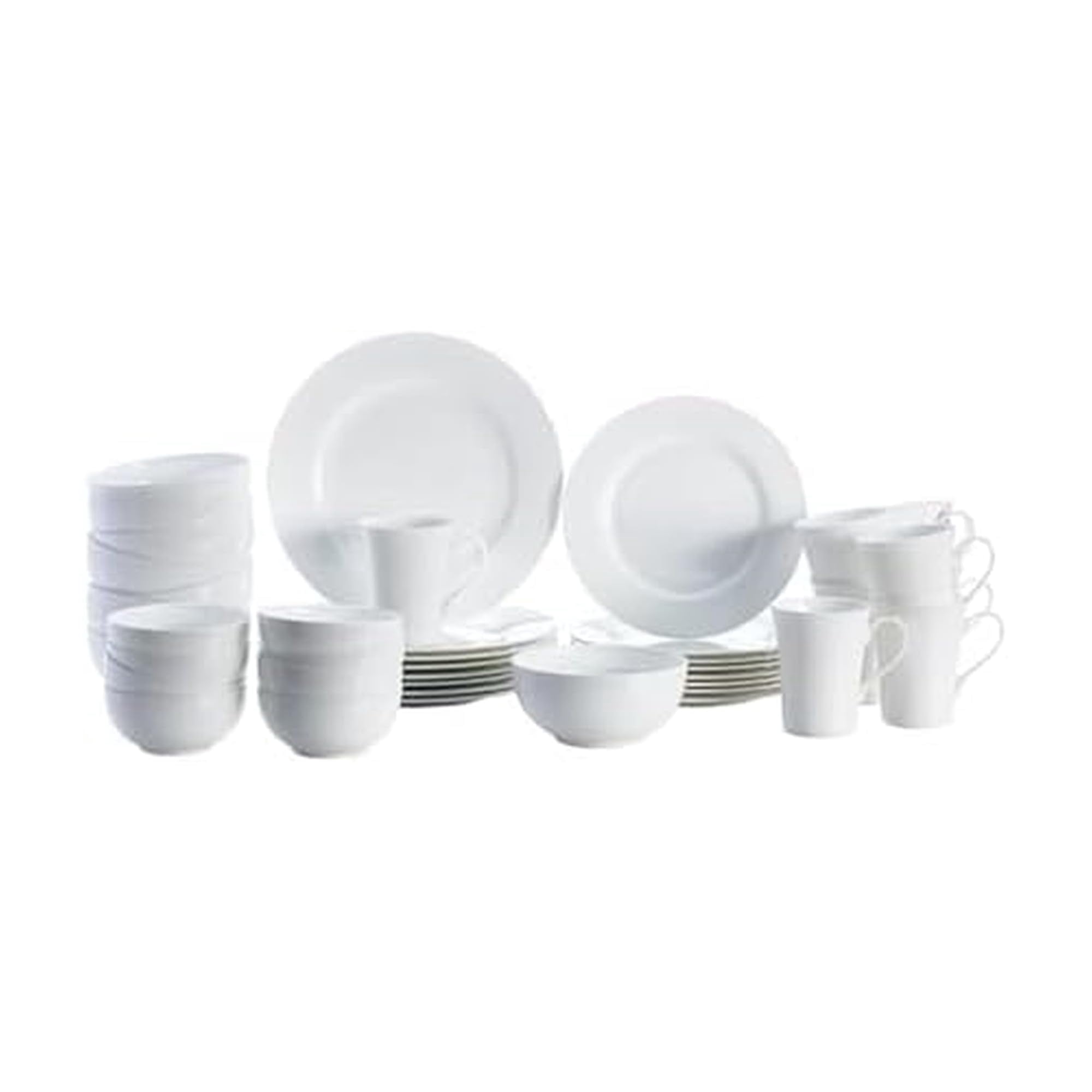 Juego De Vajilla Mikasa Delray, 40 Piezas, Servicio De Porcelana Para 8