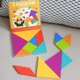 thumbnail image 2 of Puzzle Tangram Portátil De Madera, 2 of 5