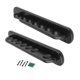 thumbnail image 1 of Estante Para Tacos De Billar, Soporte De Pared De Madera Dura, 6 Agujeros + 1 Clip, Soporte Para Tacos De Billar, Color Negro, 1 of 5