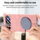thumbnail image 3 of Magnetic Slim Case for Samsung Galaxy Z Flip 4 with Camera Guard & Anti-Scratch Back Pink, 3 of 6