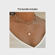 thumbnail image 1 of Women's Chain Disc Layered Necklace: The Perfect Gift for Any Occasion!, 1 of 5