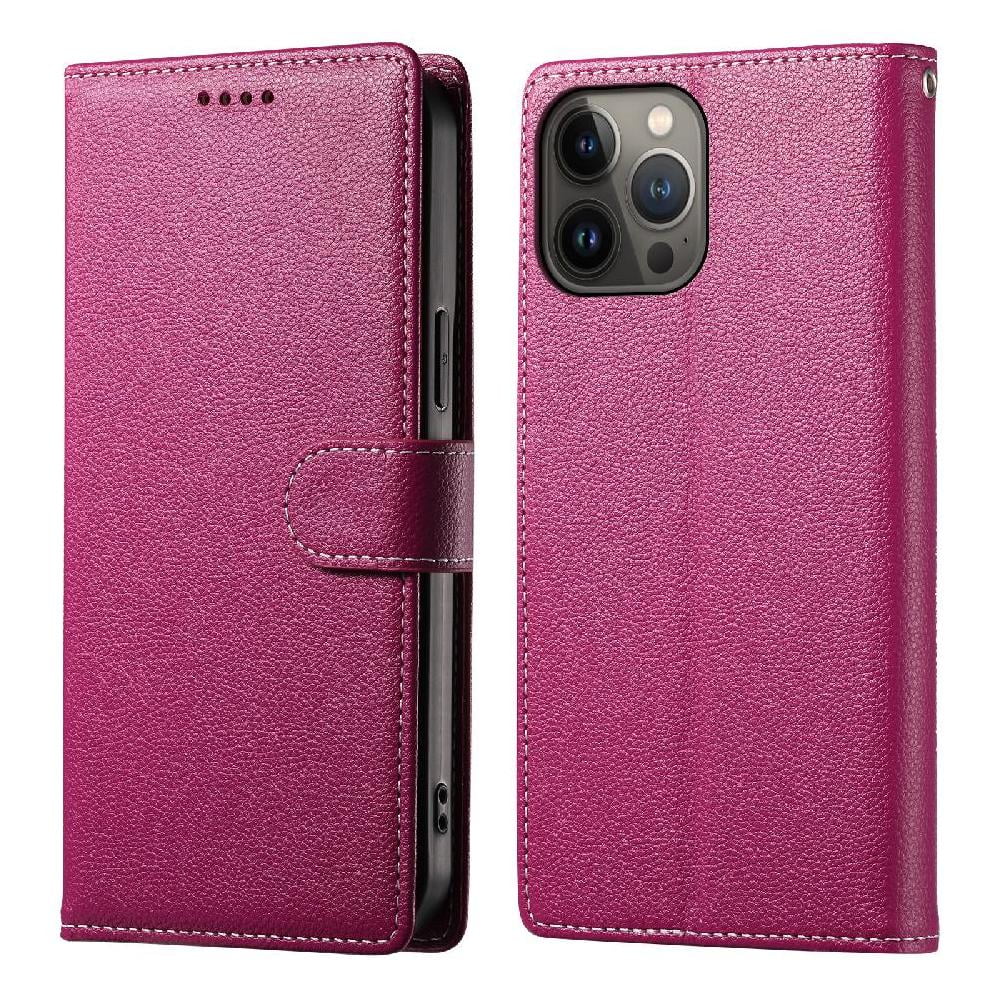 Foxdock - Funda Para Iphone 13 Pro Max– Cuero Premium, 3 Ranuras Para Tarjetas, Protección Contra Impactos