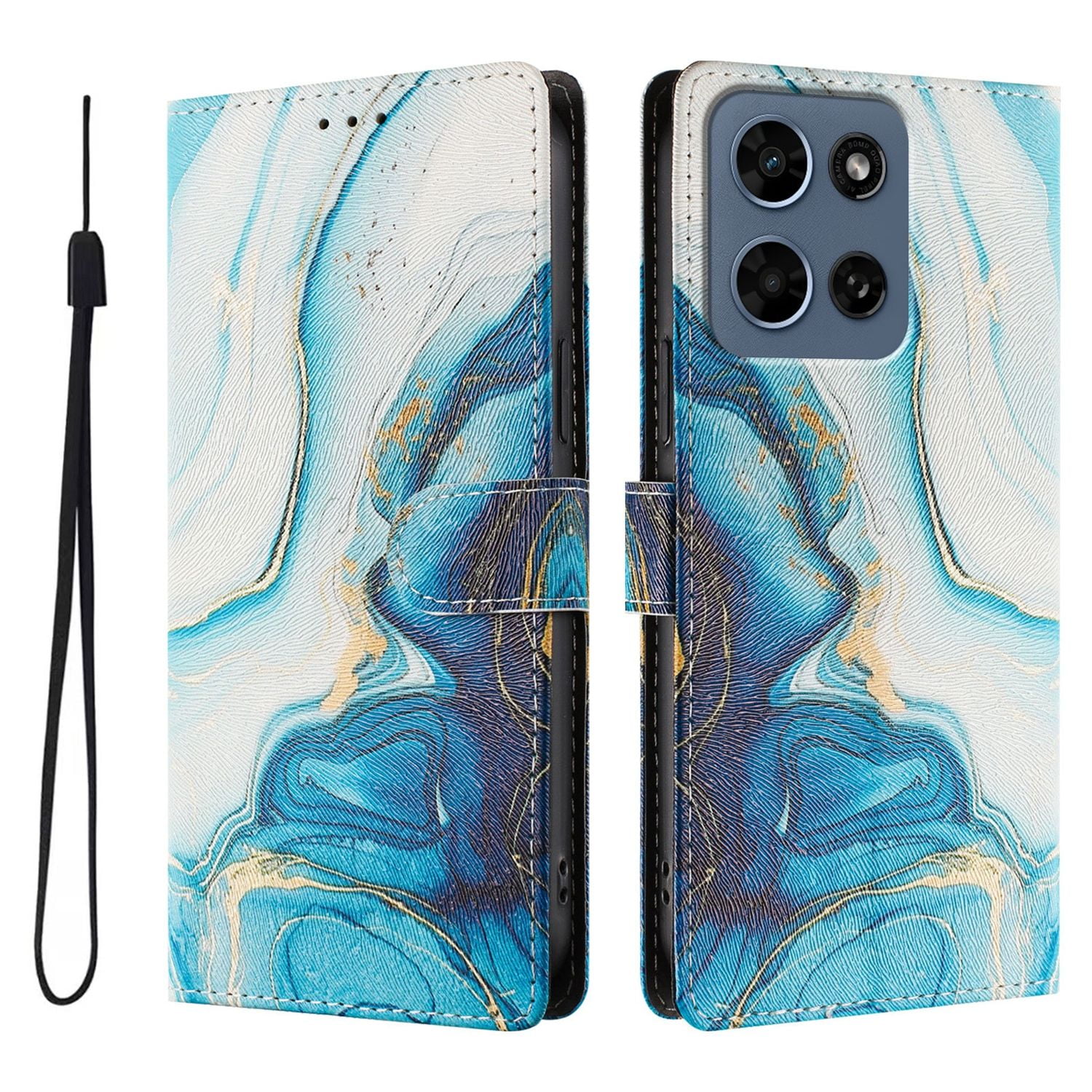 Foxdock Funda Tipo Cartera Para Motorola Moto G Play 2026 Con Soporte Y Correa – Diseño De Patrones Lindos