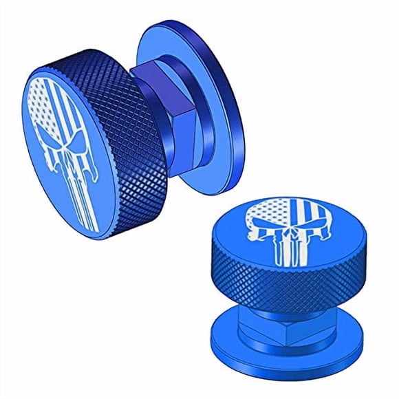 Abrazaderas para Casco KAYBOBEZK de Aluminio con Bandera de EE. UU. - Pack de 2