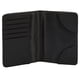 thumbnail image 1 of Billetera Porta Pasaporte Protege RFID Cuero Negro 5 Ranuras, 1 of 3