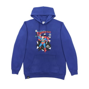 Poleron Hombre Superman Azul Dc Comics