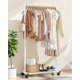 thumbnail image 3 of Perchero Sakugi Clothing con estante de malla de almacenamiento y ruedas, 3 of 3