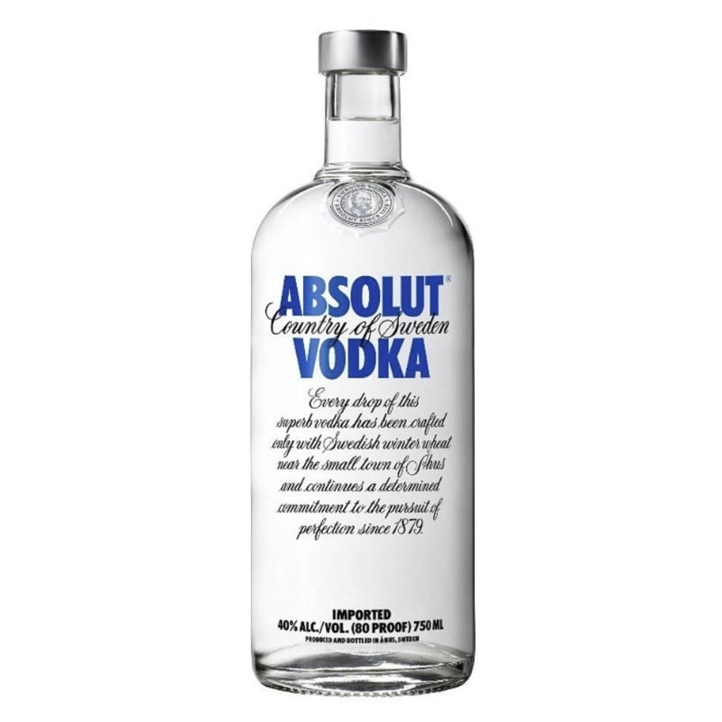 Vodka Absolut Blue 40° 750Cc