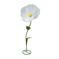 Bothyi - Flor Gigante Artificial Para Ocasiones Rituales, Ceremonias, Fiestas De Cumpleaños, Color Blanco.