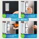 thumbnail image 5 of Cerraduras de puerta DWELL+GOOD de aluminio de alta seguridad (paquete de 2), 5 of 9