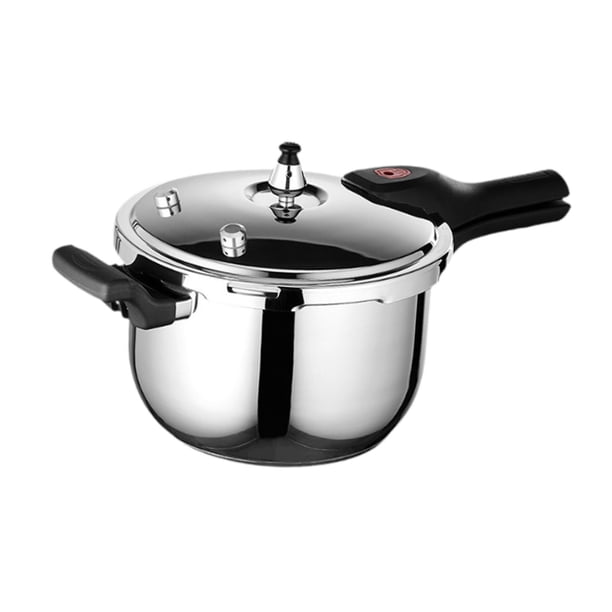 Olla a presión de acero inoxidable, olla a presión fácil de llevar, utensilios de cocina de gran capacidad, olla para estofado para fiesta de acampada 5L