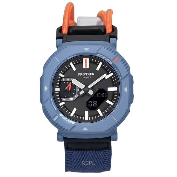 Reloj Analógico Digital Casio Pro Trek Hiker Line Gris Para Hombre