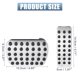 thumbnail image 4 of Unique Bargains 2 piezas Cubiertas de Pedales de Gas y Freno para Mercedes-Benz GLE GLS ML GL 350 400 450 2013-2019 Pedales de Coche de Acero Inoxidable, 4 of 7