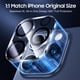 thumbnail image 5 of Protector de lente de cámara compatible con iPhone 15 Pro/Pro Max, 5 of 6