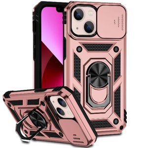 Estuche Gangxun Para Iphone 13 , Soporte Giratorio 360°, Estilo Mecánico Y Magnético