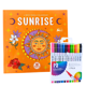 thumbnail image 1 of Libro Mandala Sunrise + 12 Plumones Doble Punta Fina/gruesa, 1 of 3