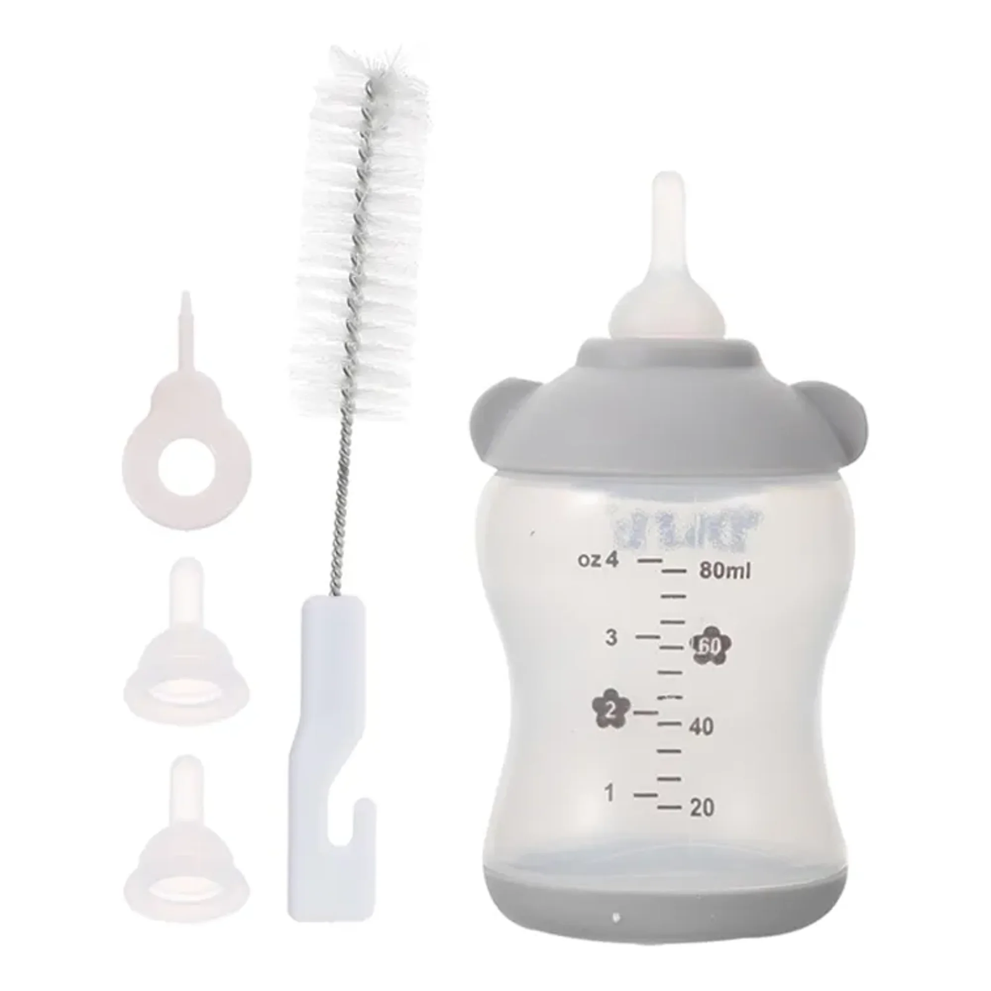 Set Mamadera Para Cachorros Botella Pet Biberon Tete Mascota Unicolor
