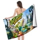 thumbnail image 4 of Gigantosaurus Toalla de playa de secado rápido con diseño temático, regalo para mujeres y niñas, ideal para cumpleaños, fans, amantes de la música, uso en la playa o al aire libre, 78 × 150 cm, 4 of 6
