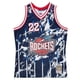 thumbnail image 1 of Camiseta Mitchell and Ness Houston Rockets Clyde Drexler 22 Marble, 1 of 3