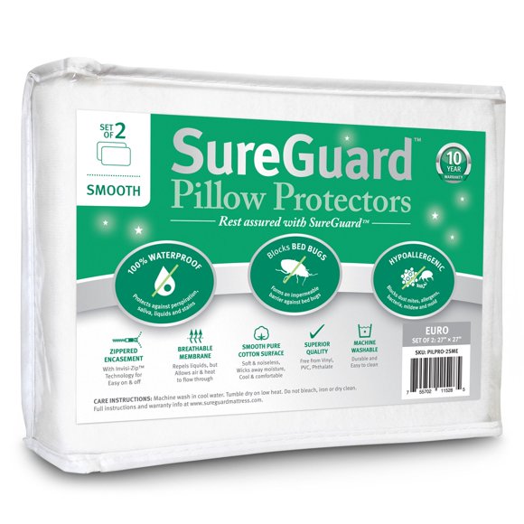 Protector de Almohada SureGuard 69 cm Impermeable - Pack de 2