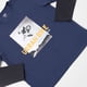thumbnail image 4 of Polera Niño Teen Doble Manga Navy Corona, 4 of 5