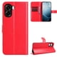 thumbnail image 1 of Funda tipo libro para Oppo A6x 4G, cartera todo‑en‑uno, funda multifuncional con tarjetero y correa de muñeca desmontable, 1 of 4
