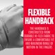 thumbnail image 4 of Guantes de receptor de fútbol Franklin Sports Supratak para adultos, XL, 4 of 8