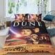 thumbnail image 2 of Duna Conjunto de sábanas temático, trío de piezas, cómodo y amigable con la piel, diseño único, regalo de decoración para el hogar para familiares, amigos y fans,173cm *218cm, 2 of 6