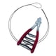thumbnail image 4 of Abrazadera De Arranque, Cable De Extensión De 1M, Duradero Para Raqueta De Tenis De Squash Y Bádminton, Color Rojo, 4 of 4