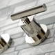 thumbnail image 2 of Grifo de baño Kingston Brass Manhattan, montaje en pared, níquel pulido, 2 of 7