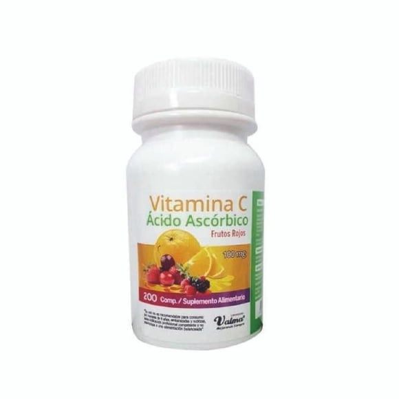 Valma Vitamina C 100 mg x200 Frutos Rojos