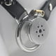 thumbnail image 1 of FRRK Small Short Sissy Negative Chastity Cock Cage Device with Cylinder Inverted Steel Penis Rings Flat BDSM Sex Toys for Adults, 1 of 3