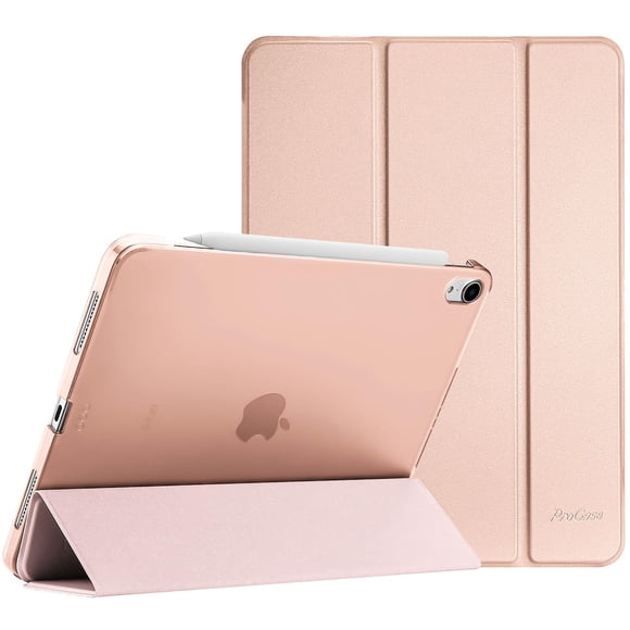 Smart Case ProCase para iPad Air de 11 pulgadas M2 2024 - Oro rosado