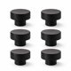thumbnail image 1 of Perillas de madera para gabinete CUT & PACK 40 mm negro mate, paquete de 6, 1 of 8