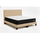 thumbnail image 4 of Cama 2 Plazas Completa Beige | Base Europea + Colchón Excellense Plus 25CM + Respaldo Tapizado, 4 of 9