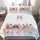 thumbnail image 1 of Kpop BTS Bedding Sets 3 Pieces Warm Soft Duvet Cover Set for Fans Kids Teens Girls Room Decor Lightweight Breathable, 1 of 5