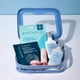 thumbnail image 3 of Neceser BEAUTYSPACE Periwinkle Transparente 6in Cierre, 3 of 3