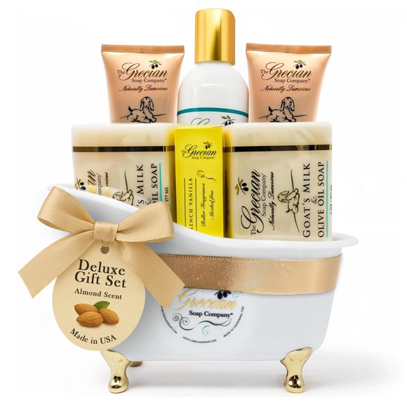 Set de Cuidado de la Piel The Grecian Soap 6 piezas Aroma Almendra