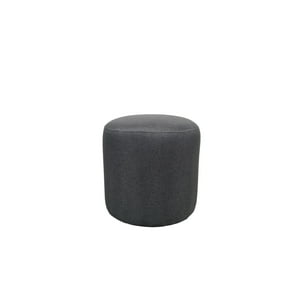 Diseños Valestrini - Pouff Redondo Lino Gris Oscuro