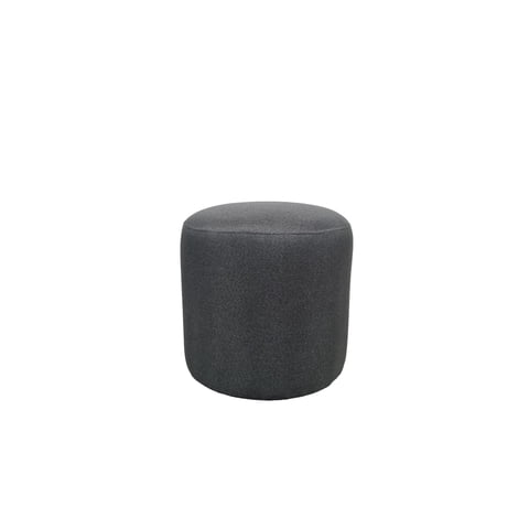 Diseños Valestrini - Pouff Redondo Lino Gris Oscuro
