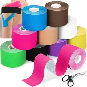 Kimale - Tape Cinta Kinesiologica De Recuperación 5Mx5Cm De Colores X2