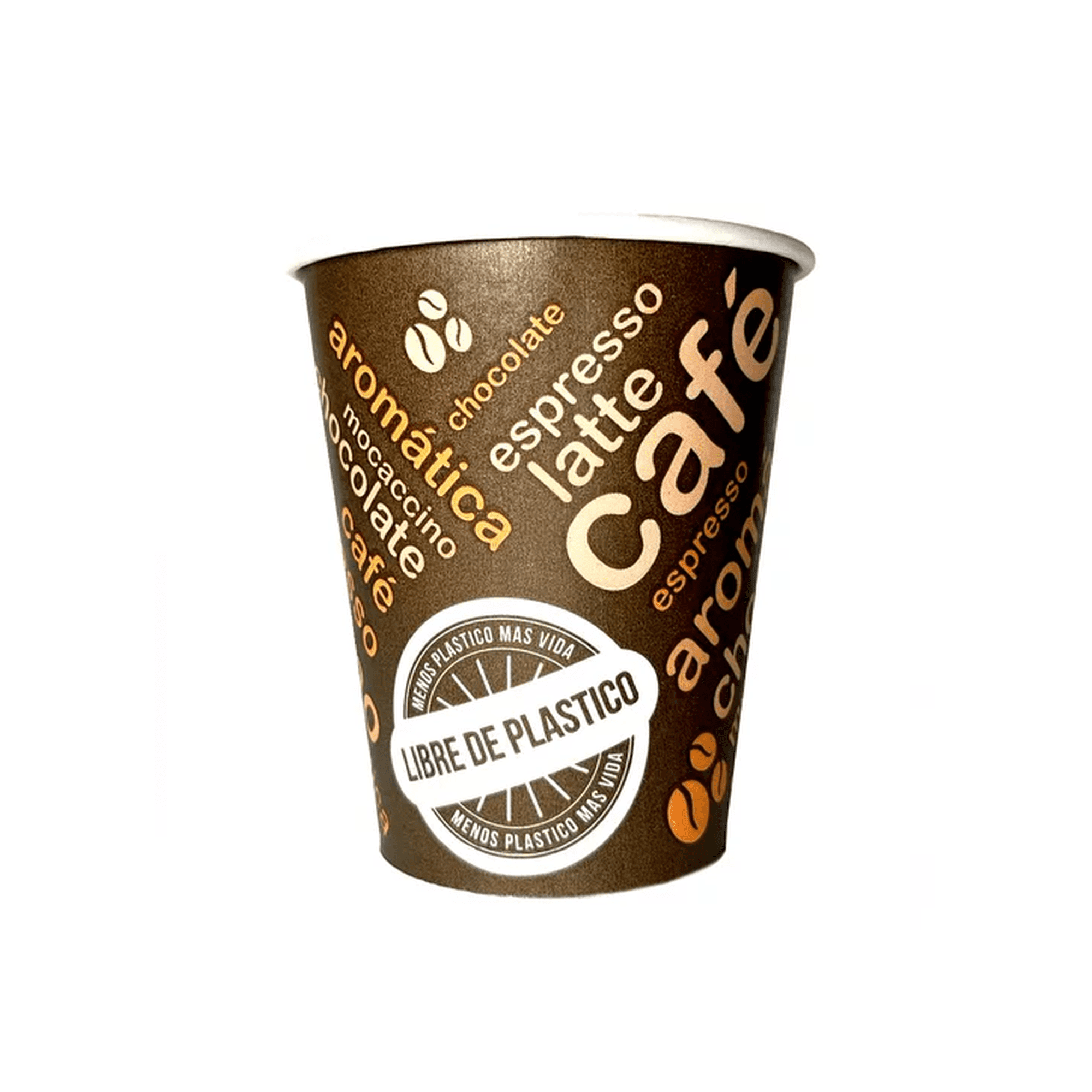 Genérico - Caja Vasos Cartón 7oz/207cc (1000 Uds)