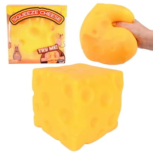 Sunny Days Entertainment - Juguete Squeeze Cheese Giggle Zone Con Forma De Bloque Blando Extra Grande