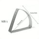 thumbnail image 1 of 1pc, Triangle Cake Mold Ring, Stainless Steel Mousse Cake Ring, Perforated Cookie Cutters, Pancake Molds, Baking Tools, Kitchen Gadgets, Kitchen Accessories, Home Kitchen Items, Multiple Sizes Optiona, 1 of 3