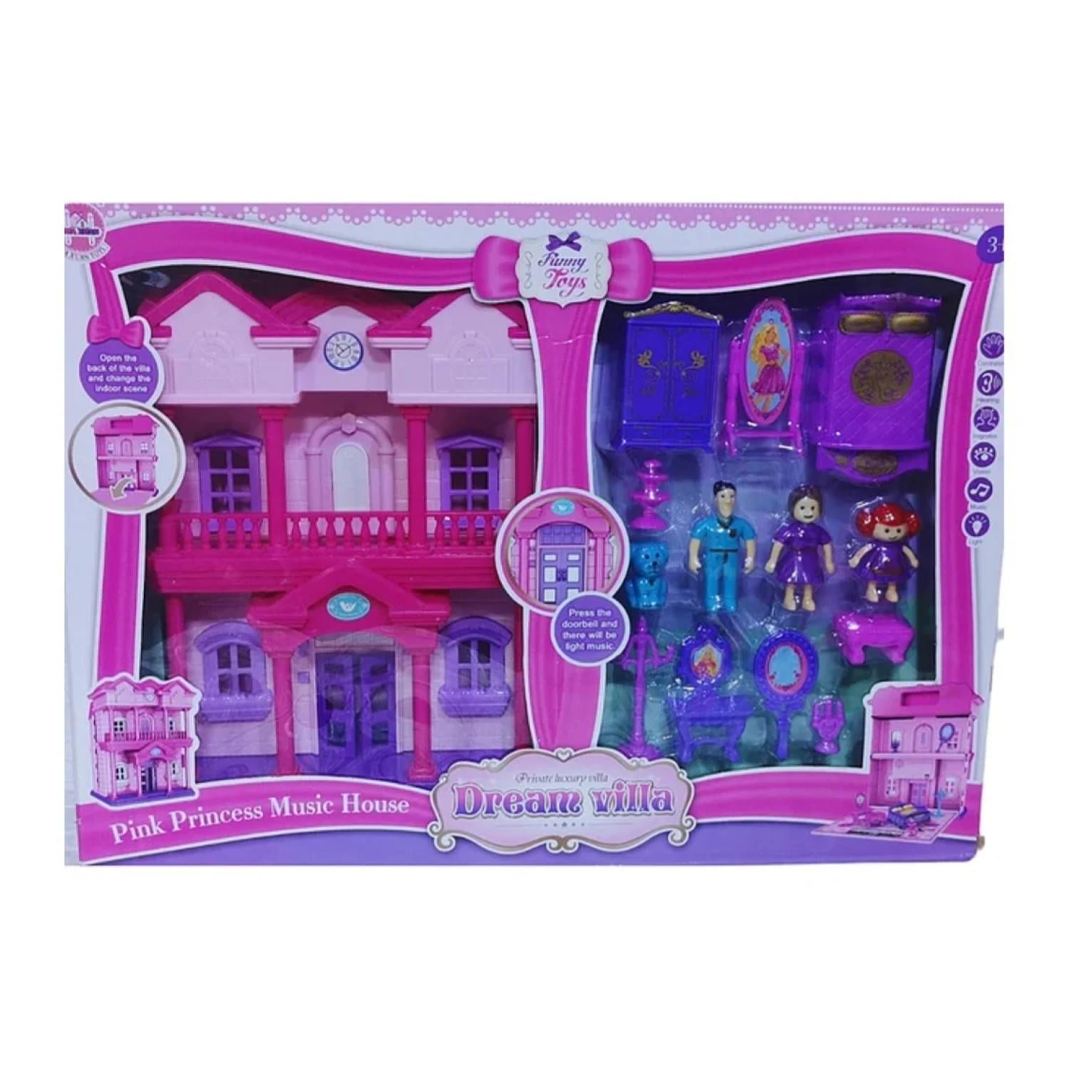 Total E-commerce - Juguete Casa De Muñecas Con Figuras Y Accesorios Infantil