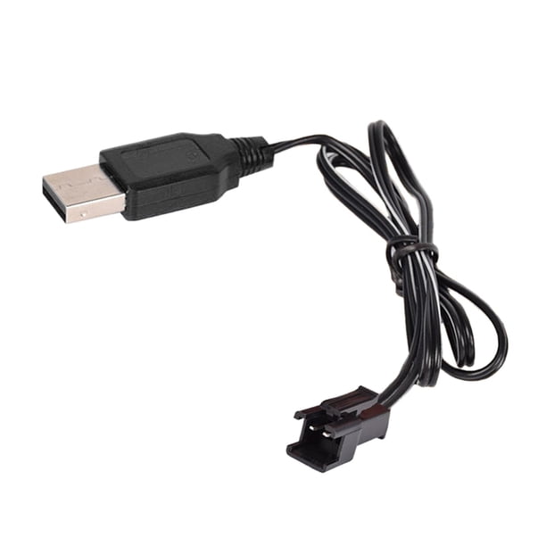 Cable De Carga De 3,7 V, Cargador De Batería De Repuesto, Cable De Carga Para Helicóptero RC, Puerto SM De 3,7 V
