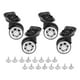 thumbnail image 5 of Equipaje Maleta Ruedas Maleta de viaje Ruedas Izquierda y derecha Rotación de 360 grados Ruedas giratorias de doble fila para portador Maleta de viaje , 4 piezas sin freno, 5 of 5