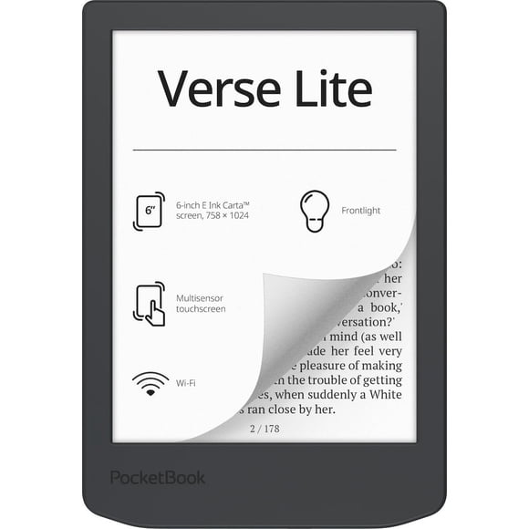 Ereader PocketBook Verse Lite 6 pulg E Ink Carta Touchscreen